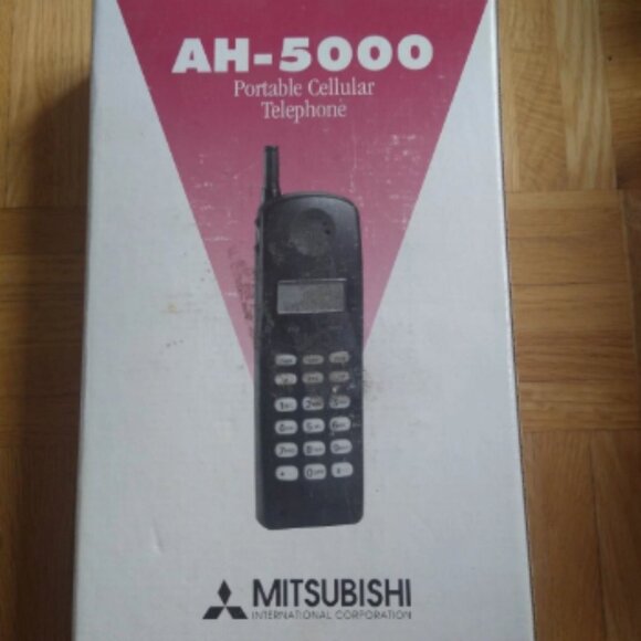 NEW OPEN BOX Mitsubishi AH-5000 Vintage Cell Mobile Phone RARE - Picture 1 of 8